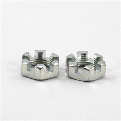 Nut, Steal Chrome Spindle Nut Set