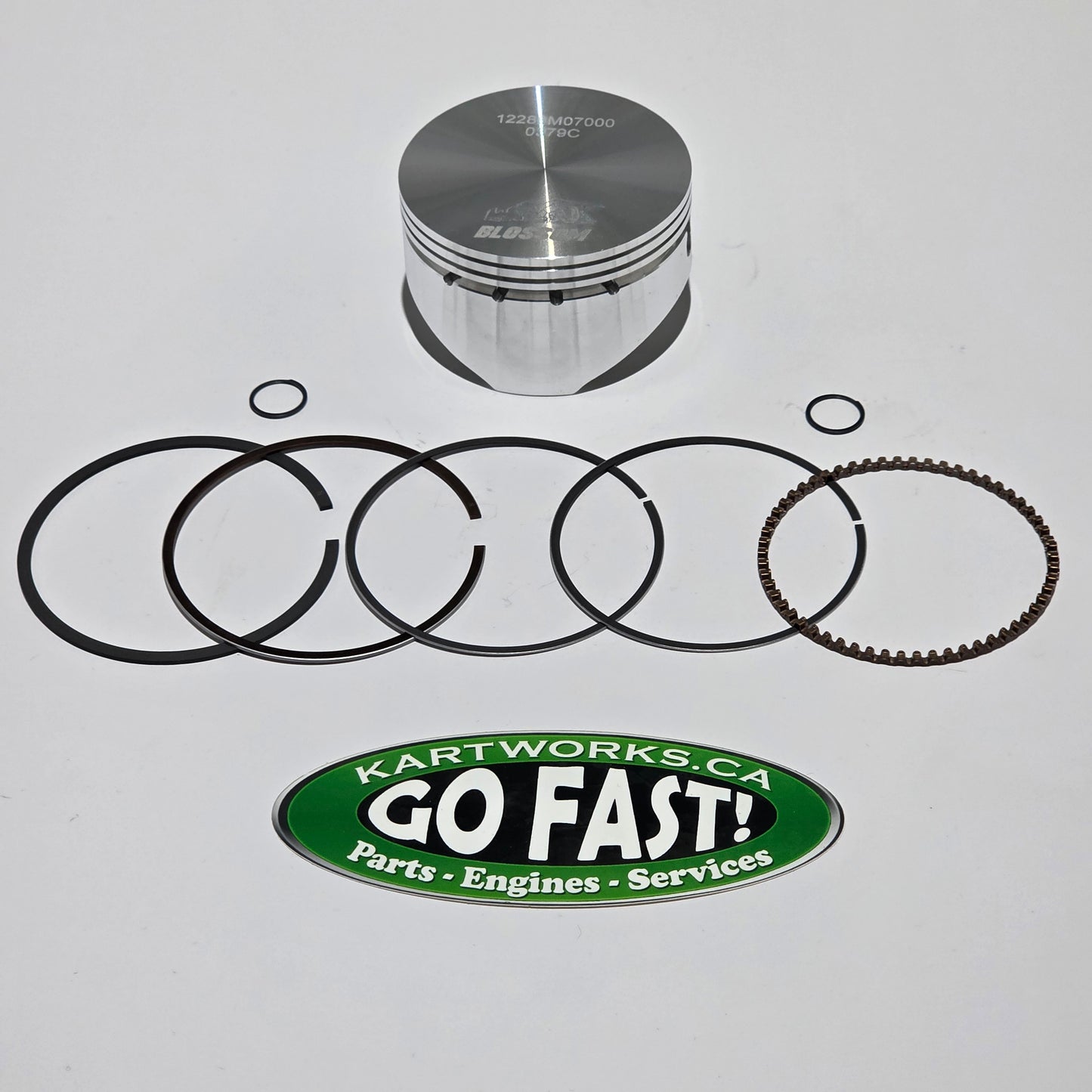 Piston, Forged, Wiseco, 2.832" (2.8355" Bore), 2 Ring