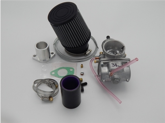 Carburetor Kit, 34mm Mikuni Round Slide, GX390, 402, & 460