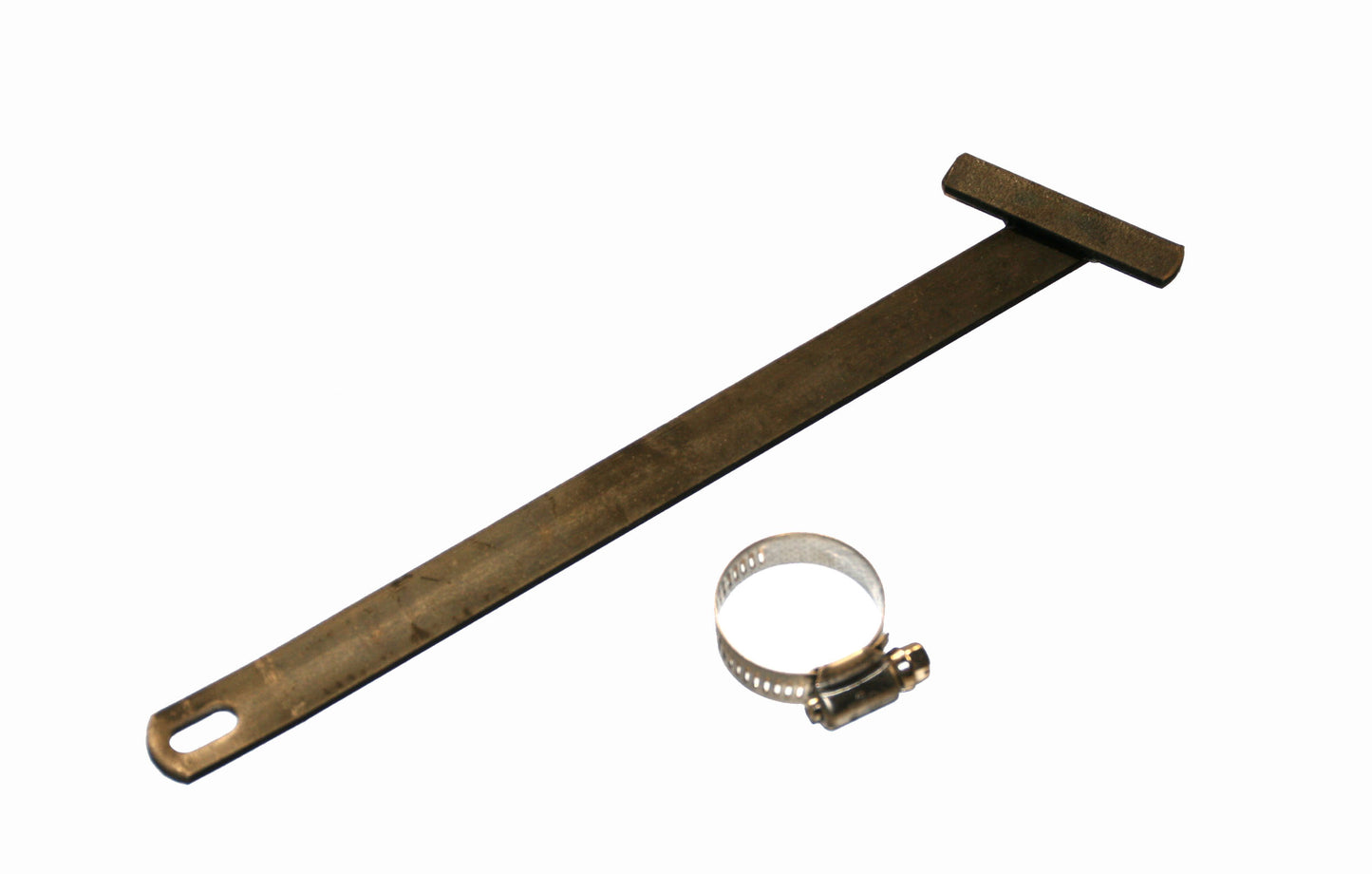 EXHAUST, SUPPORT "T" BRACKET FOR A 5435 PIPE WITH HARDWARE.