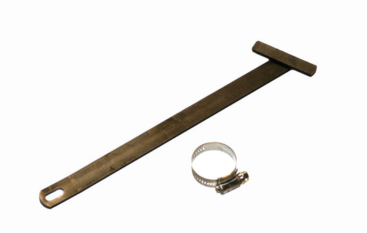 EXHAUST, SUPPORT "T" BRACKET FOR A 5435 PIPE WITH HARDWARE.