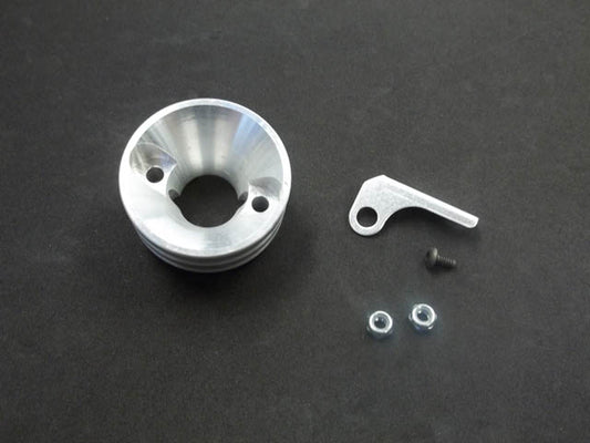 Air Filter Adaptor, Silver w-holder GX120-160-200 - Clone 200 - 212 Small Block