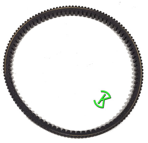 Belt, Jr. Drag Choo-Choo .820" - .830" wide belt, 9" center