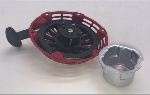 Recoil Assembly, GX120 to GX200, UT2 New Style, Red : Genuine Honda
