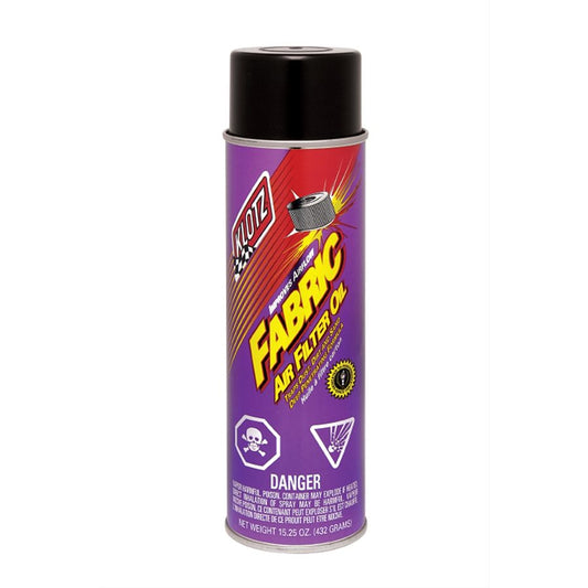Klotz Fabric Filter Oil, 15.25 oz Aerosol Can