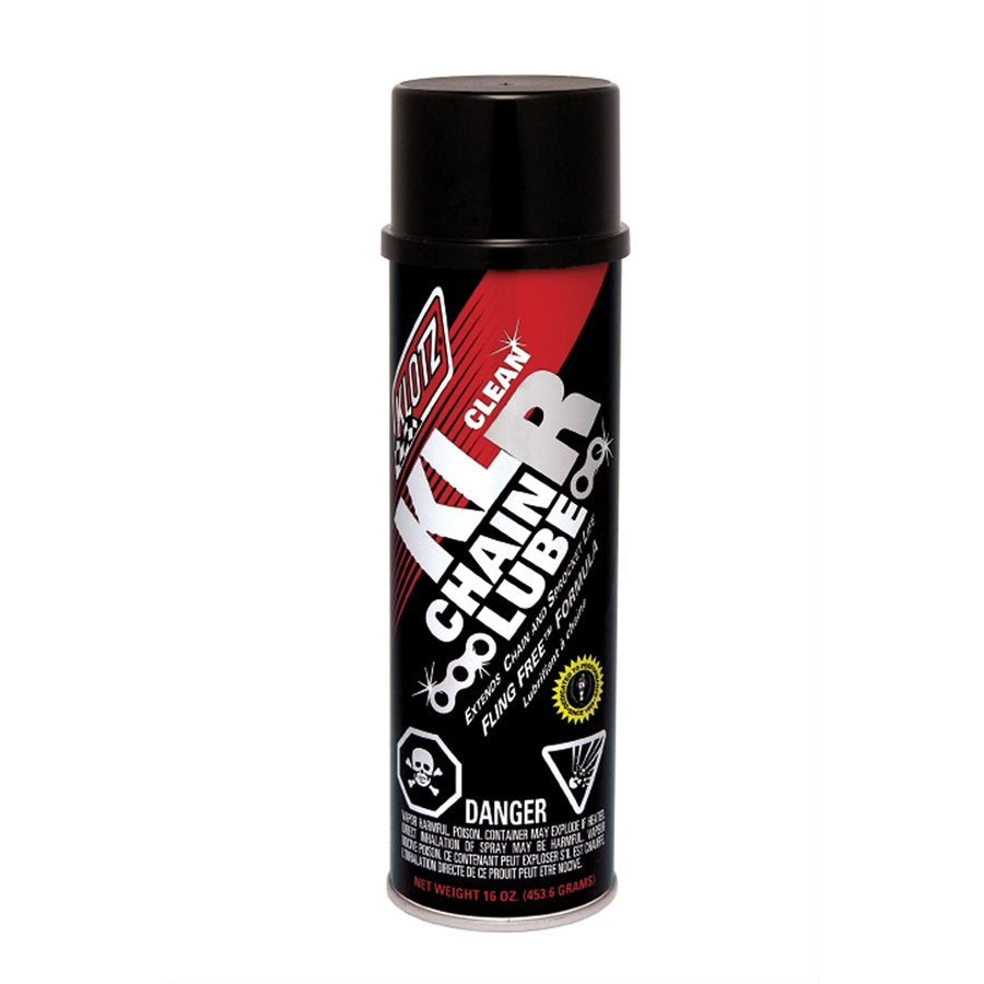 Klotz KLR Clean and Clear Chain Lube - 16 oz. Aerosol Can