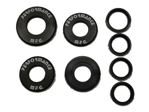 Front Hub Bearing Shield Set (3 pcs 5-8, 1 pc 3-4 dia)