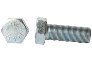 1/4"-28 x 3/4" Hex Cap Zinc