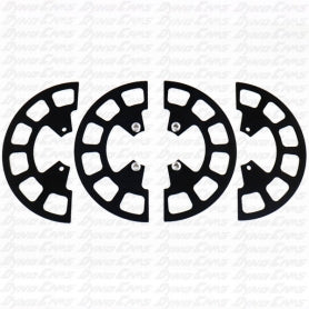 Mini Sprocket / Gear Guard Aluminum 8" 4 hole