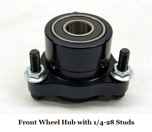 Hub, Front Wheel Hub w- 5/8" bearings