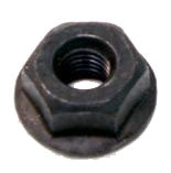 Nut, Black Oxide 1/4-28 1/2" hex Large Wheel nuts.