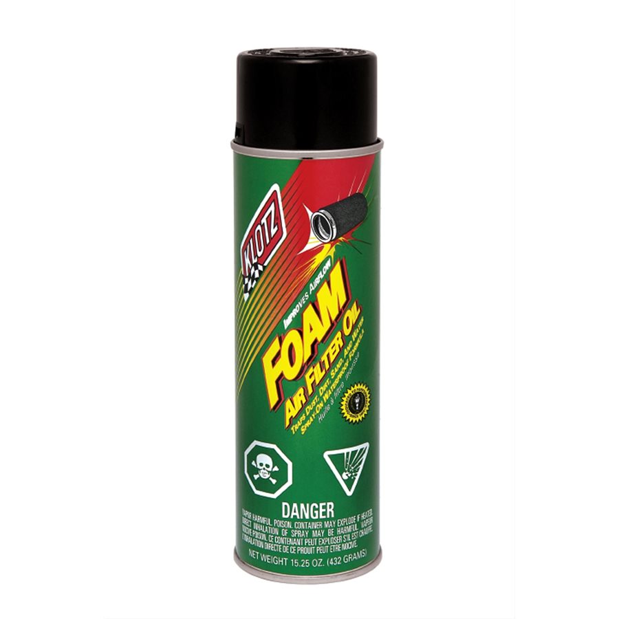 Klotz Foam Filter Oil, 15.25 oz Aerosol Can