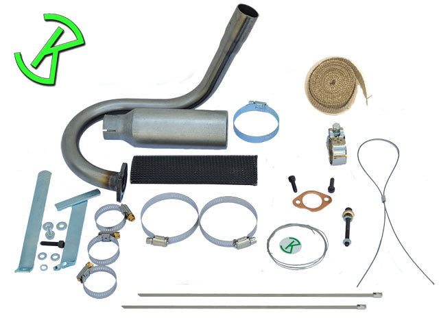 LO206 Exhaust Kit with Wrap